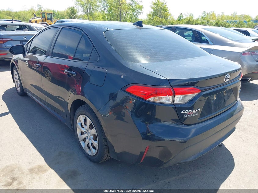 2020 Toyota Corolla VIN JTDEPRAE7LJ020714 IAAI salvage auction — HAIL, Salvage (Ohio), sold $3,550 on 2026-07-21 (photo 3)