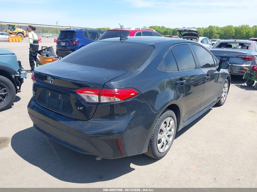 2020 Toyota Corolla VIN JTDEPRAE7LJ020714 IAAI salvage auction — HAIL, Salvage (Ohio), sold $3,550 on 2026-07-21 (photo 4)