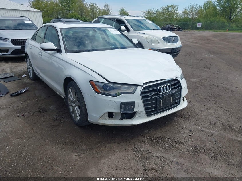 2014 Audi A6 VIN WAUFMAFC0EN086844 IAAI salvage auction — FRONT END, Salvage (Iowa), sold $25 on 2026-07-28 (photo 1)
