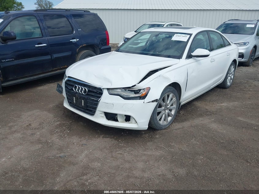 2014 Audi A6 VIN WAUFMAFC0EN086844 IAAI salvage auction — FRONT END, Salvage (Iowa), sold $25 on 2026-07-28 (photo 2)