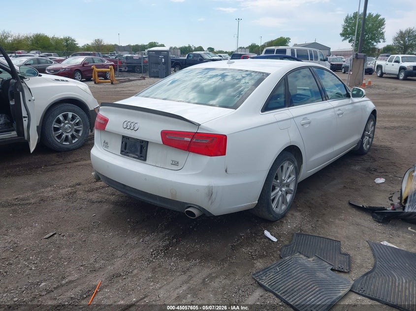 2014 Audi A6 VIN WAUFMAFC0EN086844 IAAI salvage auction — FRONT END, Salvage (Iowa), sold $25 on 2026-07-28 (photo 4)
