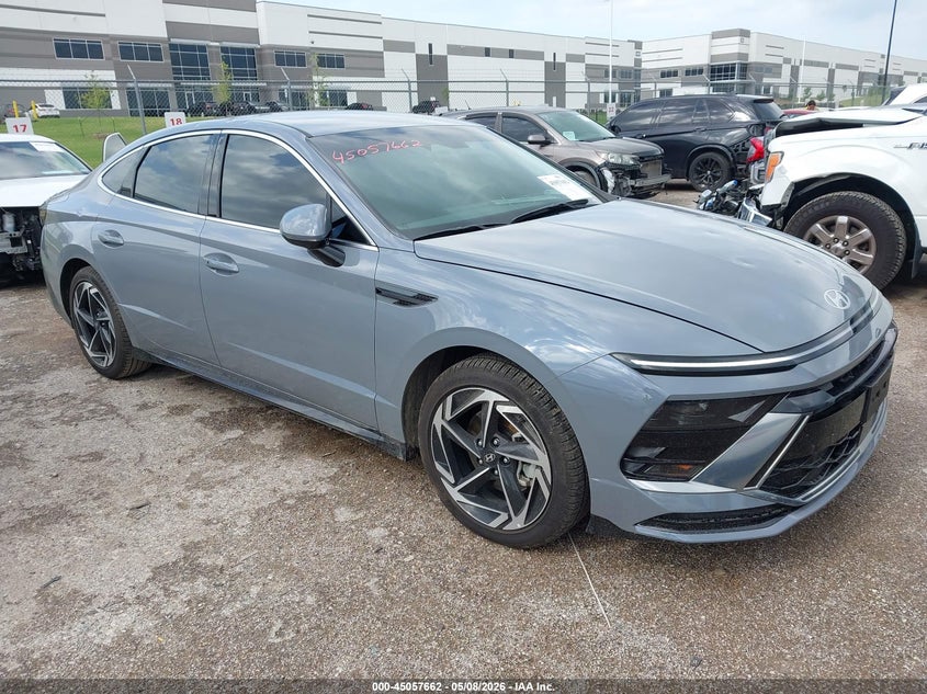 2026 Hyundai Sonata VIN KMHL64JA9TA535784 IAAI salvage auction — HAIL, Original (Texas), sold $12,000 on 2026-07-28 (photo 1)