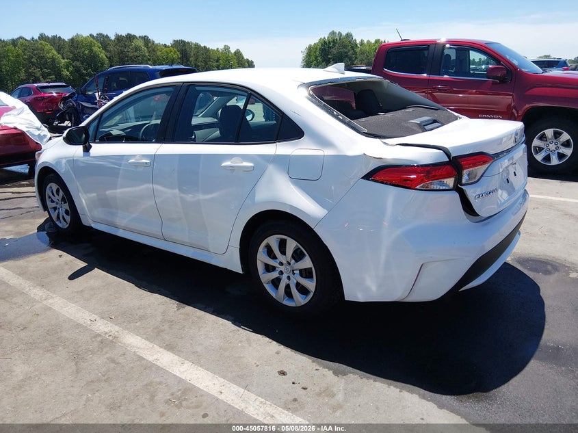 2022 Toyota Corolla VIN 5YFEPMAE6NP309052 IAAI salvage auction — STORM DAMAGE, Salvage Title, sold $5,250 on 2026-07-22 (photo 3)