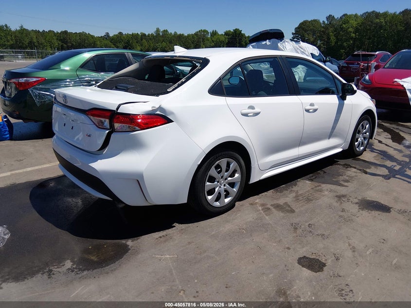 2022 Toyota Corolla VIN 5YFEPMAE6NP309052 IAAI salvage auction — STORM DAMAGE, Salvage Title, sold $5,250 on 2026-07-22 (photo 4)