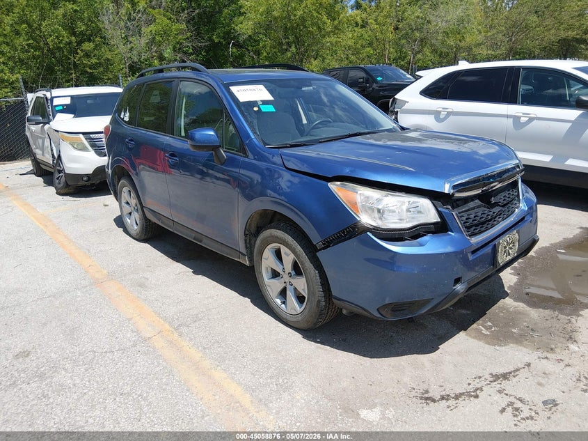 2015 Subaru Forester VIN JF2SJADC2FH521359 IAAI salvage auction — HAIL, Clear (Kansas), sold $1,400 on 2026-07-05 (photo 1)
