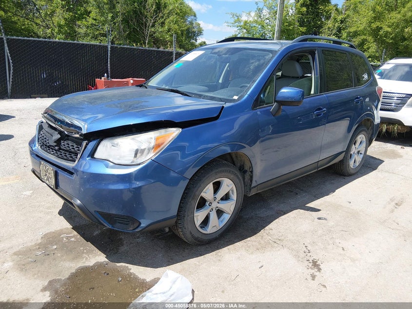 2015 Subaru Forester VIN JF2SJADC2FH521359 IAAI salvage auction — HAIL, Clear (Kansas), sold $1,400 on 2026-07-05 (photo 2)