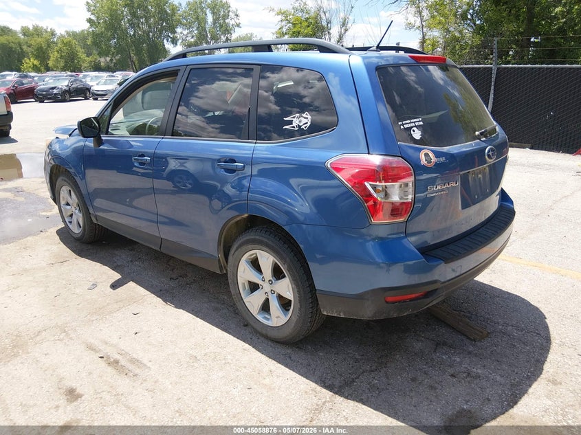 2015 Subaru Forester VIN JF2SJADC2FH521359 IAAI salvage auction — HAIL, Clear (Kansas), sold $1,400 on 2026-07-05 (photo 3)