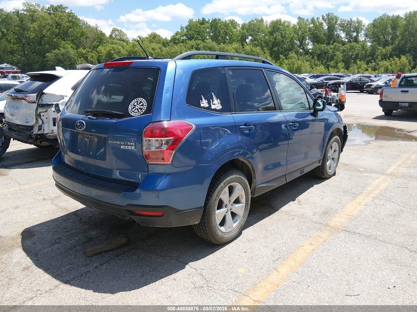 2015 Subaru Forester VIN JF2SJADC2FH521359 IAAI salvage auction — HAIL, Clear (Kansas), sold $1,400 on 2026-07-05 (photo 4)
