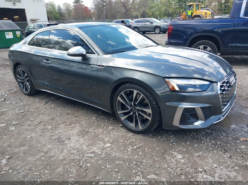 2023 Audi S5 VIN WAUP4AF58PA069676 IAAI salvage auction — REAR END, Mv-907A (New York), sold $16,150 on 2026-07-21 (photo 1)