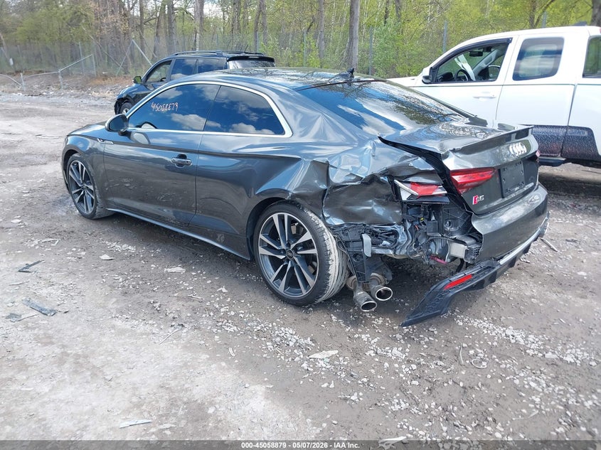 2023 Audi S5 VIN WAUP4AF58PA069676 IAAI salvage auction — REAR END, Mv-907A (New York), sold $16,150 on 2026-07-21 (photo 3)