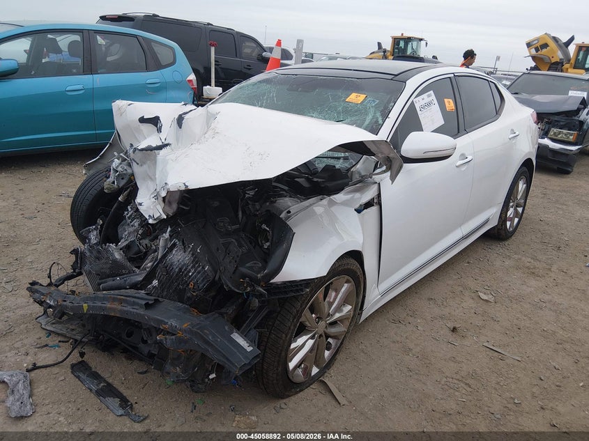 2015 Kia Optima VIN 5XXGR4A69FG517335 IAAI salvage auction — FRONT END, Salvage (Texas), sold $175 on 2026-07-07 (photo 2)