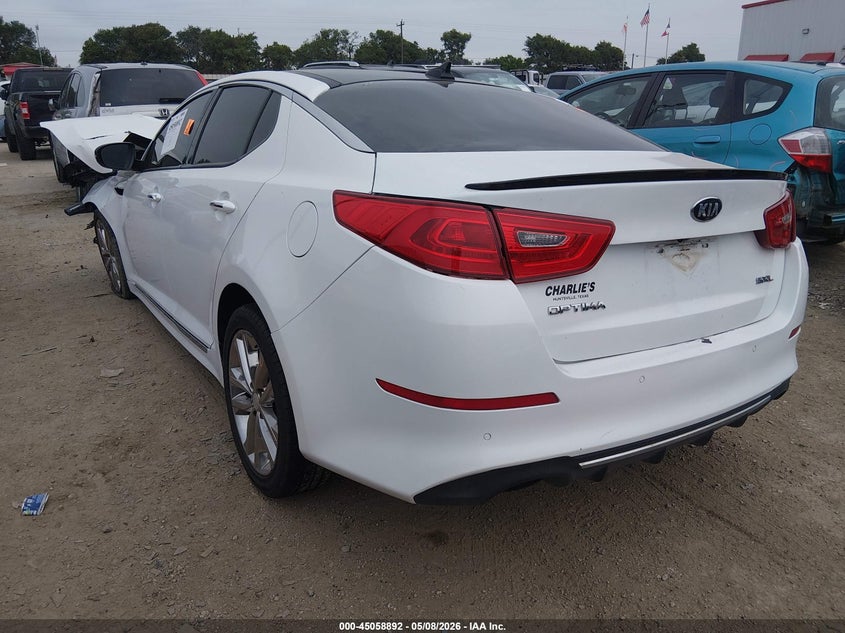 2015 Kia Optima VIN 5XXGR4A69FG517335 IAAI salvage auction — FRONT END, Salvage (Texas), sold $175 on 2026-07-07 (photo 3)