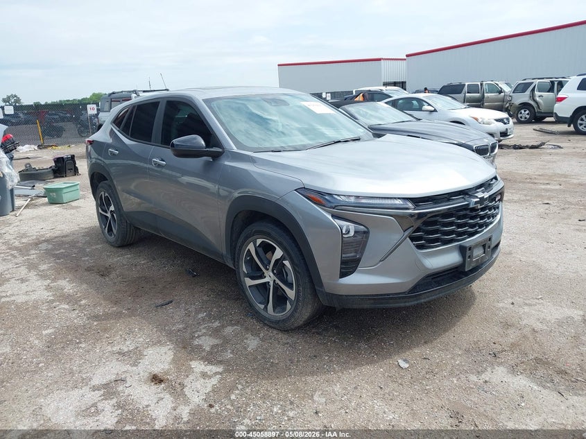 2024 Chevrolet Trax VIN KL77LGE29RC083350 IAAI salvage auction — LEFT SIDE, Original (Texas), sold $4,950 on 2026-07-21 (photo 1)