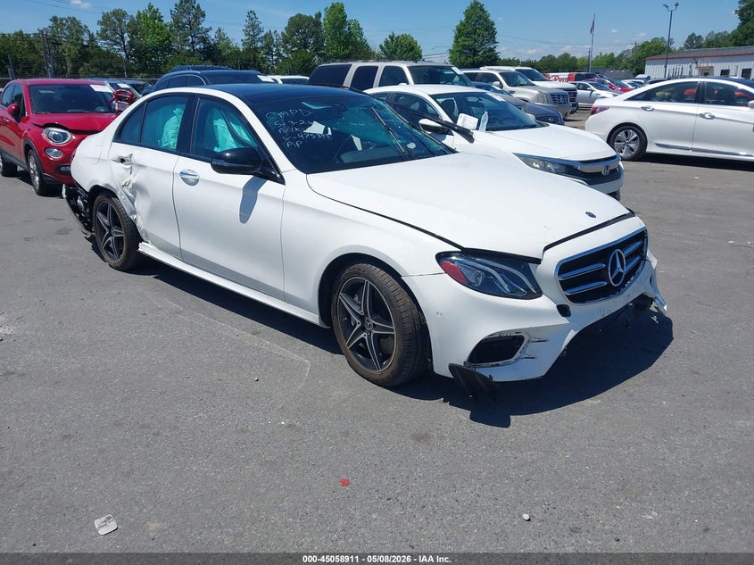 2018 Mercedes-benz E-klasse VIN WDDZF6GBXJA475348 IAAI salvage auction — FRONT & REAR, Salvage (Idaho), sold $5,350 on 2026-08-03 (photo 1)