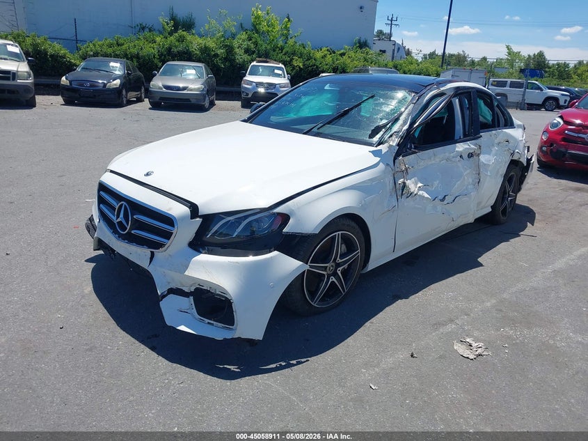 2018 Mercedes-benz E-klasse VIN WDDZF6GBXJA475348 IAAI salvage auction — FRONT & REAR, Salvage (Idaho), sold $5,350 on 2026-08-03 (photo 2)