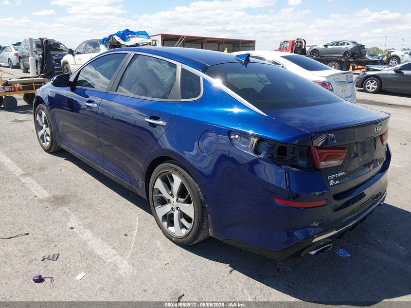 2019 Kia Optima VIN 5XXGT4L30KG319290 IAAI salvage auction — RIGHT REAR, Salvage (Missouri), sold $1,700 on 2026-07-07 (photo 3)