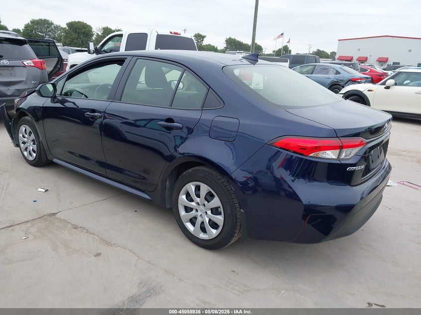 2025 Toyota Corolla VIN JTDBCMFE4S3102641 IAAI salvage auction — FRONT END, Original (Texas), sold $5,700 on 2026-07-11 (photo 3)