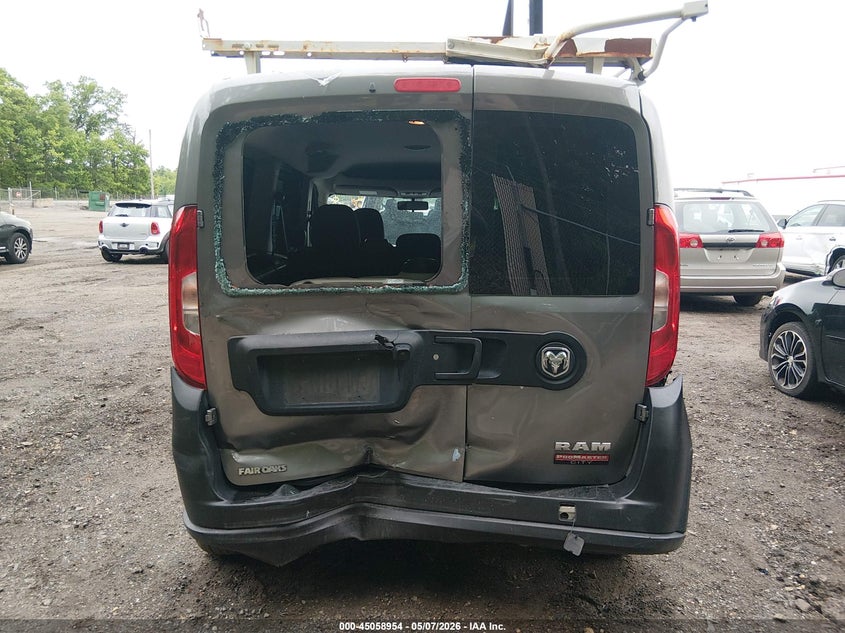 2018 Ram Promaster city VIN ZFBERFAB9J6K73986 IAAI salvage auction — REAR END, Wait Title, sold $3,100 on 2026-08-12 (photo 6)