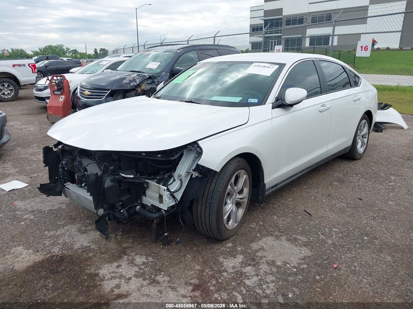 2025 Honda Accord VIN 1HGCY1F27SA024024 IAAI salvage auction — FRONT END, Original (Texas), sold $9,200 on 2026-07-09 (photo 2)