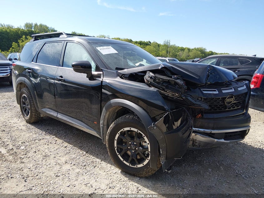 2025 Nissan Pathfinder VIN 5N1DR3BD8SC278652 IAAI salvage auction — FRONT END, Salvage (Ohio), sold $5,100 on 2026-07-29 (photo 1)