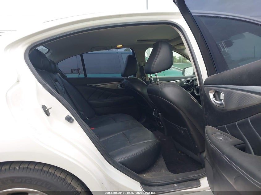 2015 Infiniti Q50 VIN JN1BV7AR0FM398928 IAAI salvage auction — REAR END, Salvage (Texas), sold $2,500 on 2026-07-29 (photo 8)