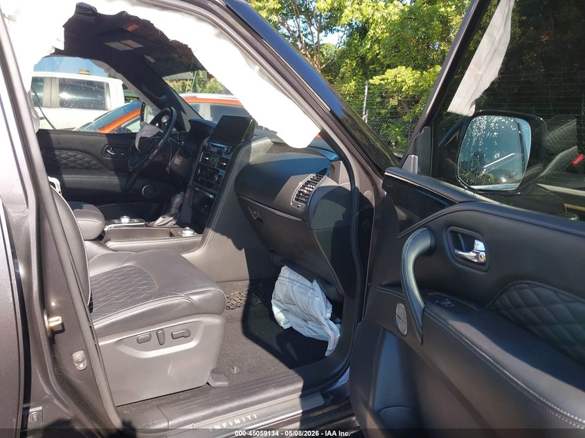 2024 Infiniti Qx80 VIN JN8AZ2BEXR9327226 IAAI salvage auction — LEFT FRONT, Salvage (North Carolina), sold $19,100 on 2026-07-30 (photo 5)