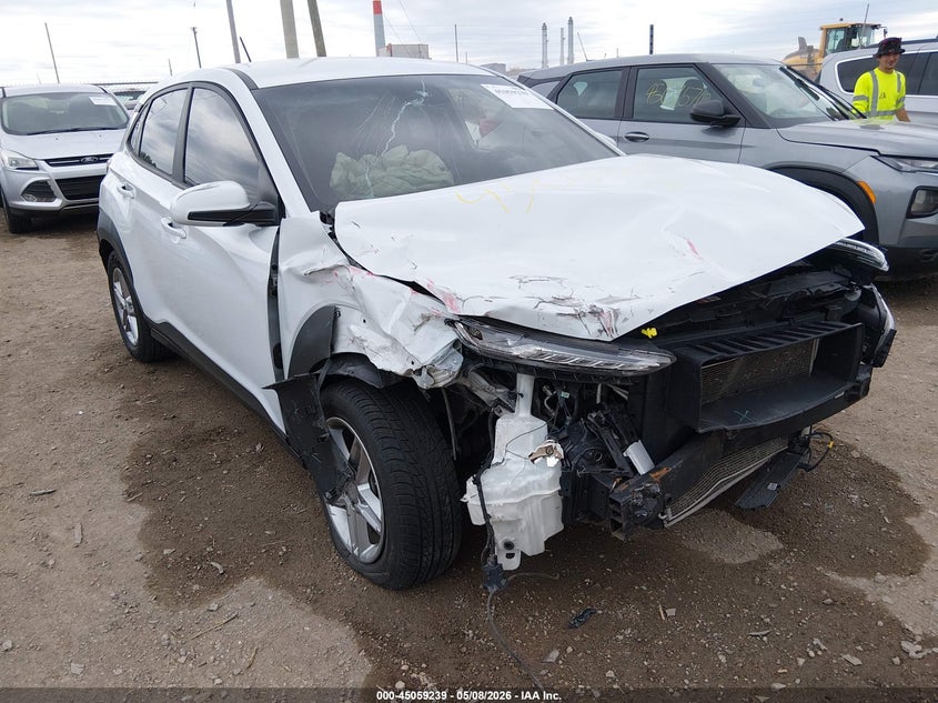 2020 Hyundai Kona VIN KM8K12AA0LU473639 IAAI salvage auction — FRONT END, Salvage (Indiana), sold $1,300 on 2026-07-15 (photo 1)