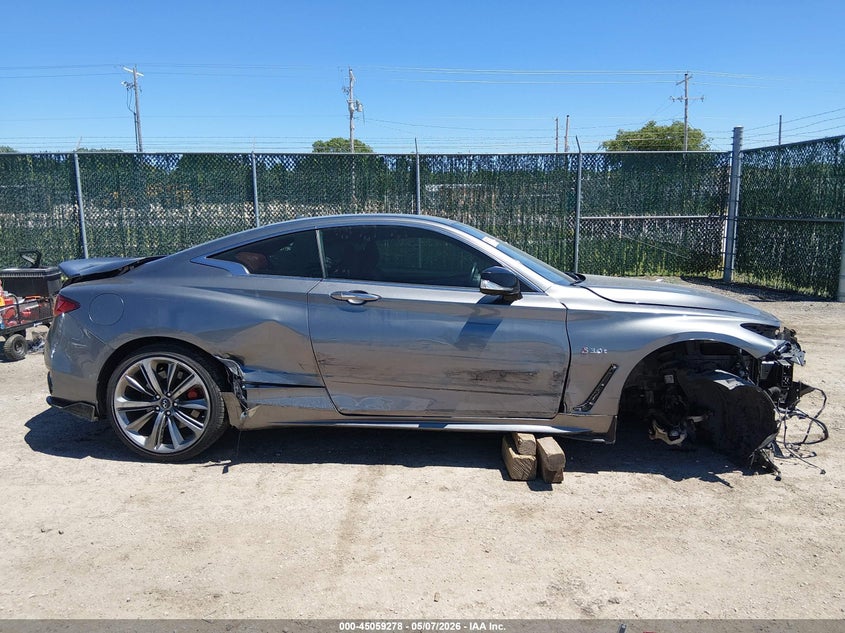 2019 Infiniti Q60 VIN JN1FV7ELXKM440989 IAAI salvage auction — FRONT & REAR, Salvage (Kansas), sold $4,150 on 2026-07-24 (photo 6)