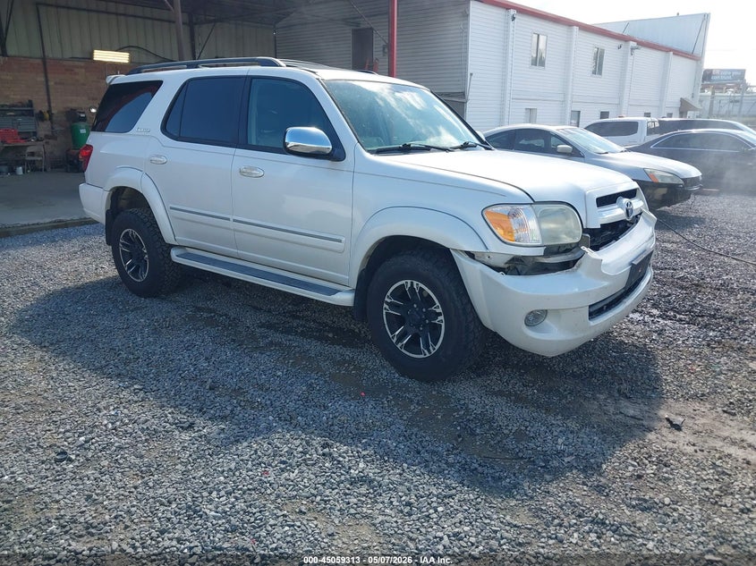 2007 Toyota Sequoia VIN 5TDBT48A07S284175 IAAI salvage auction — LEFT SIDE, Salvage (North Carolina), sold $1,700 on 2026-07-24 (photo 1)
