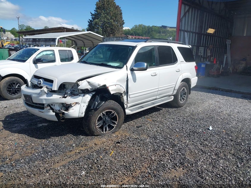 2007 Toyota Sequoia VIN 5TDBT48A07S284175 IAAI salvage auction — LEFT SIDE, Salvage (North Carolina), sold $1,700 on 2026-07-24 (photo 2)