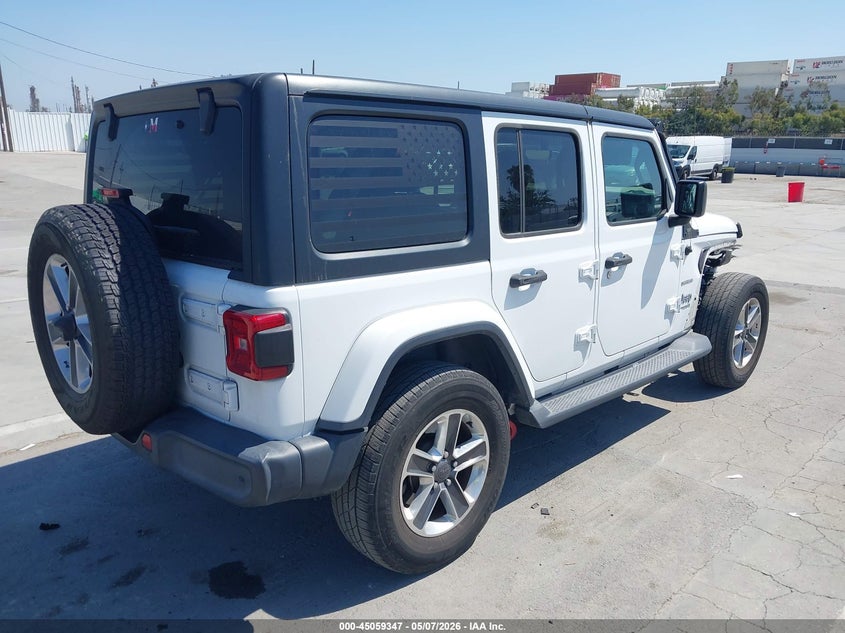 2018 Jeep Wrangler / VIN 1C4HJXEG4JW229570 IAAI salvage auction — FRONT END, Salvage Title, sold $13,300 on 2026-10-15 (photo 4)