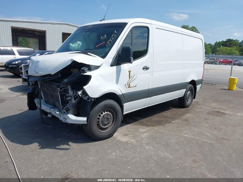 2024 Mercedes-benz Sprinter VIN W1Y4KBHY4RT174257 IAAI salvage auction — FRONT & REAR, Clear (Georgia), sold $475 on 2026-07-29 (photo 2)