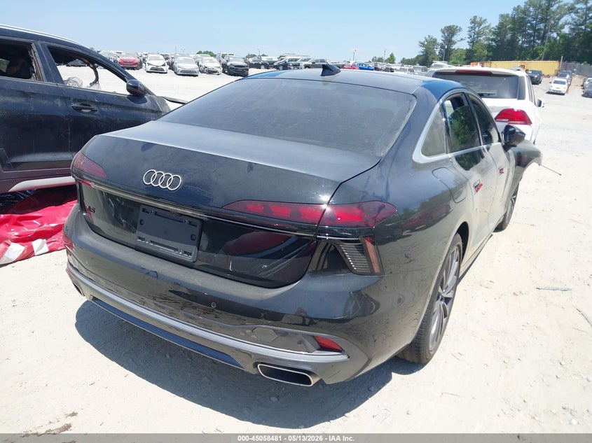 2026 Audi A6 VIN WAU35CFNXTN016309 IAAI salvage auction — FRONT END, Certificate Of Destruction (Florida), sold $24,050 on 2026-07-20 (photo 4)