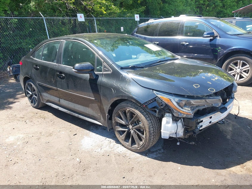 2022 Toyota Corolla VIN 5YFS4MCE3NP117709 IAAI salvage auction — FRONT END, Salvage - 75% Or Less (Maryland), sold $4,650 on 2026-07-14 (photo 1)