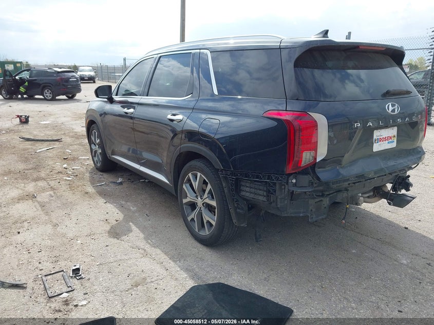 2020 Hyundai Palisade VIN KM8R4DHE5LU112658 IAAI salvage auction — REAR END, Clear Claim Paid (Wisconsin), sold $7,050 on 2026-07-14 (photo 3)