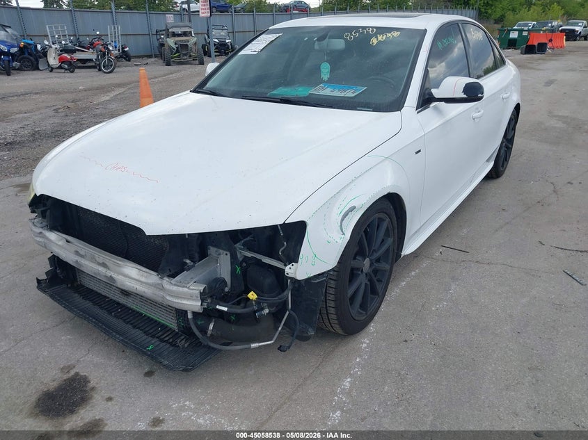 2015 Audi A4 VIN WAUBFAFL4FN006262 IAAI salvage auction — FRONT & REAR, Salvage (Illinois), sold $625 on 2026-07-13 (photo 6)