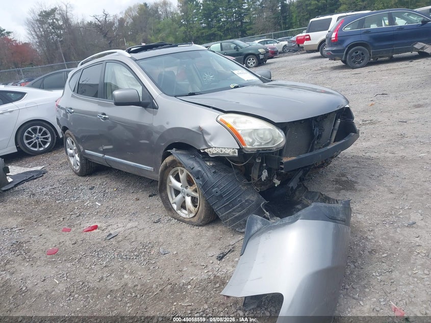2011 Nissan Rogue VIN JN8AS5MV5BW682752 IAAI salvage auction — LEFT SIDE, Mv-907A (New York), sold $325 on 2026-07-07 (photo 1)