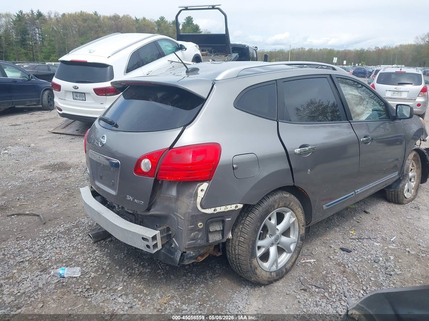 2011 Nissan Rogue VIN JN8AS5MV5BW682752 IAAI salvage auction — LEFT SIDE, Mv-907A (New York), sold $325 on 2026-07-07 (photo 4)