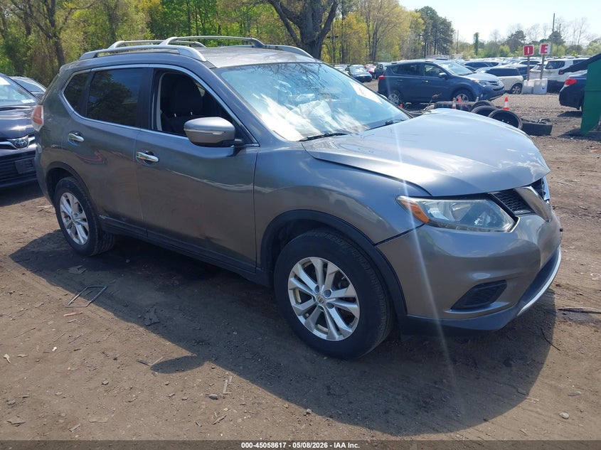 2015 Nissan Rogue VIN KNMAT2MV7FP505546 IAAI salvage auction — NORMAL WEAR, Clear (New York), sold $425 on 2026-07-21 (photo 1)