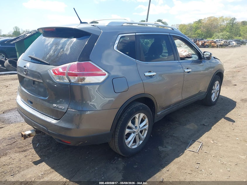 2015 Nissan Rogue VIN KNMAT2MV7FP505546 IAAI salvage auction — NORMAL WEAR, Clear (New York), sold $425 on 2026-07-21 (photo 4)
