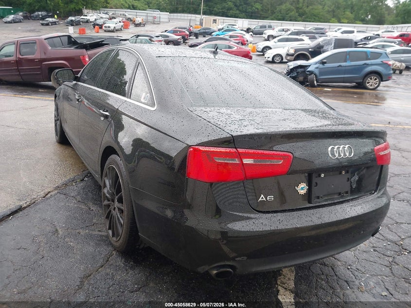 2014 Audi A6 VIN WAUGFAFCXEN041814 IAAI salvage auction — FRONT END, Salvage (Georgia), sold $25 on 2026-07-29 (photo 3)