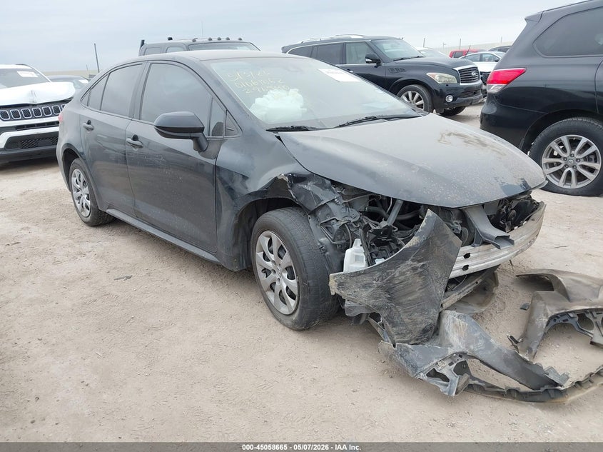 2022 Toyota Corolla VIN 5YFEPMAE1NP296940 IAAI salvage auction — LEFT FRONT, Salvage (Texas), sold $2,450 on 2026-07-29 (photo 1)