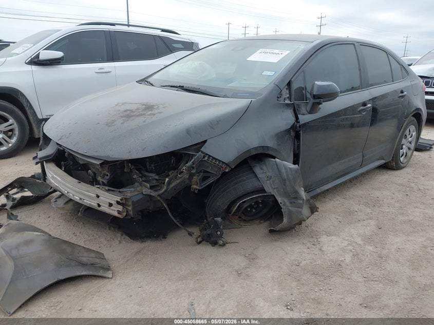 2022 Toyota Corolla VIN 5YFEPMAE1NP296940 IAAI salvage auction — LEFT FRONT, Salvage (Texas), sold $2,450 on 2026-07-29 (photo 2)