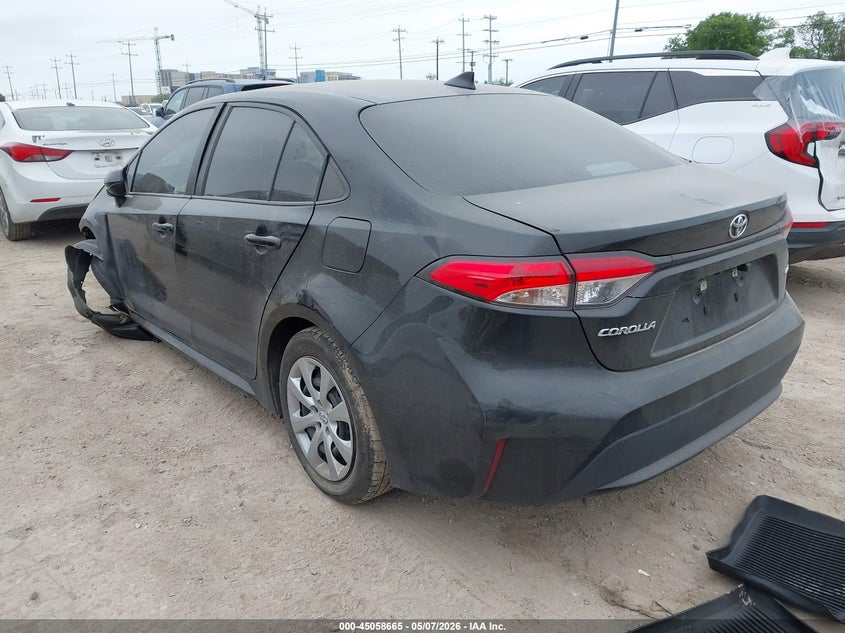 2022 Toyota Corolla VIN 5YFEPMAE1NP296940 IAAI salvage auction — LEFT FRONT, Salvage (Texas), sold $2,450 on 2026-07-29 (photo 3)