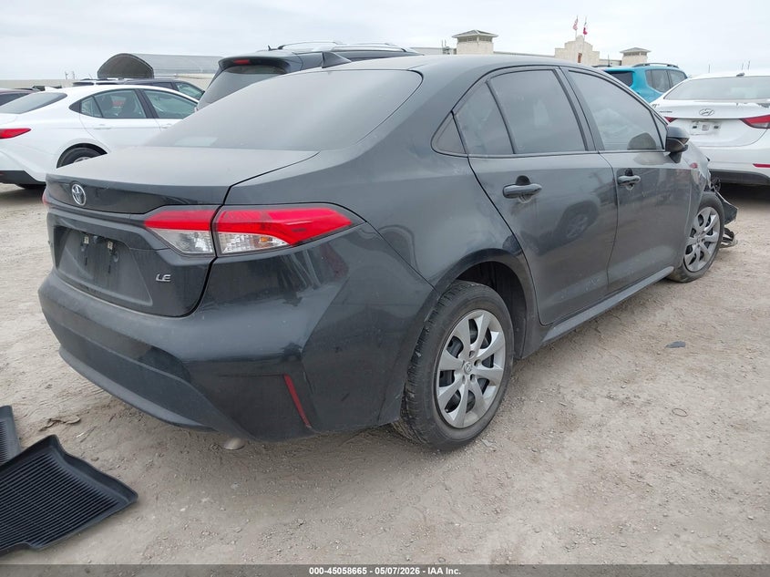 2022 Toyota Corolla VIN 5YFEPMAE1NP296940 IAAI salvage auction — LEFT FRONT, Salvage (Texas), sold $2,450 on 2026-07-29 (photo 4)