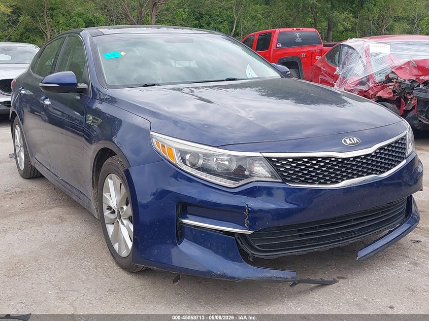 2018 Kia Optima VIN 5XXGU4L33JG226601 IAAI salvage auction — HAIL, Salvage (Georgia), sold $575 on 2026-07-29 (photo 1)