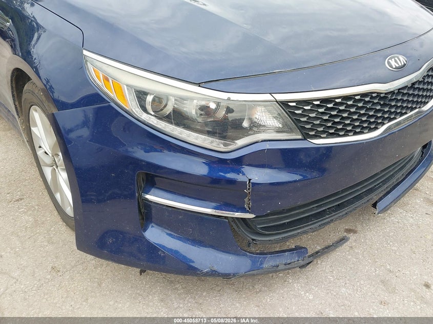 2018 Kia Optima VIN 5XXGU4L33JG226601 IAAI salvage auction — HAIL, Salvage (Georgia), sold $575 on 2026-07-29 (photo 6)