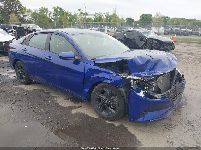 2023 Hyundai Elantra VIN KMHLM4AG5PU542701 IAAI salvage auction — RIGHT FRONT, Salvage (Virginia), sold $2,350 on 2026-07-28 (photo 1)