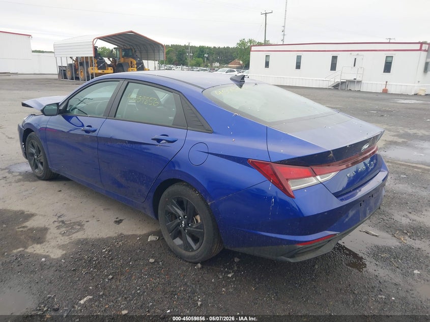2023 Hyundai Elantra VIN KMHLM4AG5PU542701 IAAI salvage auction — RIGHT FRONT, Salvage (Virginia), sold $2,350 on 2026-07-28 (photo 3)
