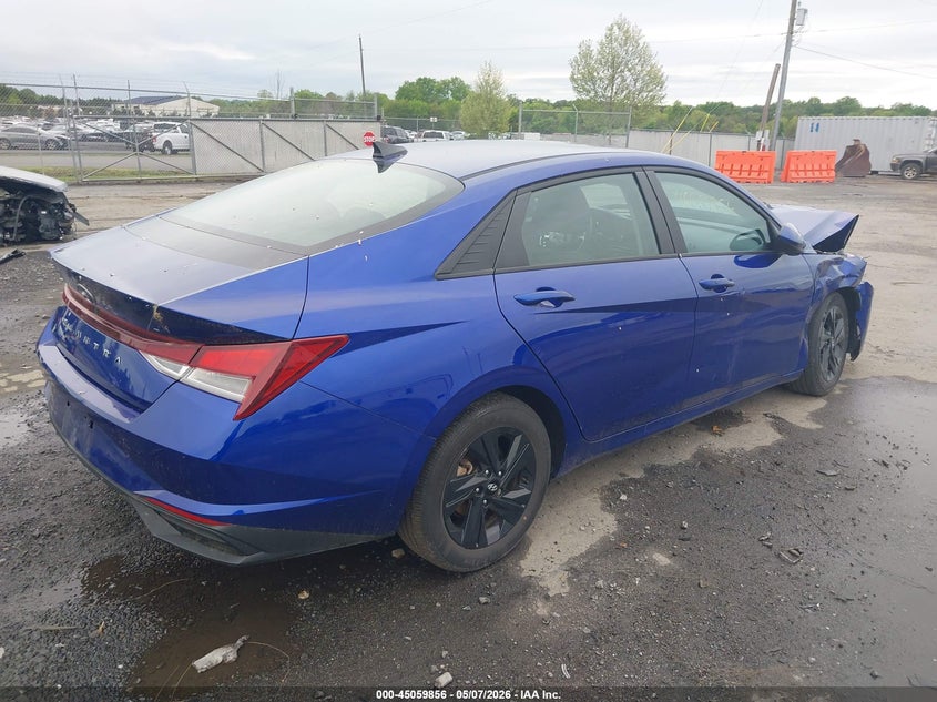 2023 Hyundai Elantra VIN KMHLM4AG5PU542701 IAAI salvage auction — RIGHT FRONT, Salvage (Virginia), sold $2,350 on 2026-07-28 (photo 4)